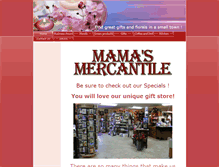 Tablet Screenshot of mamas-mercantile.com